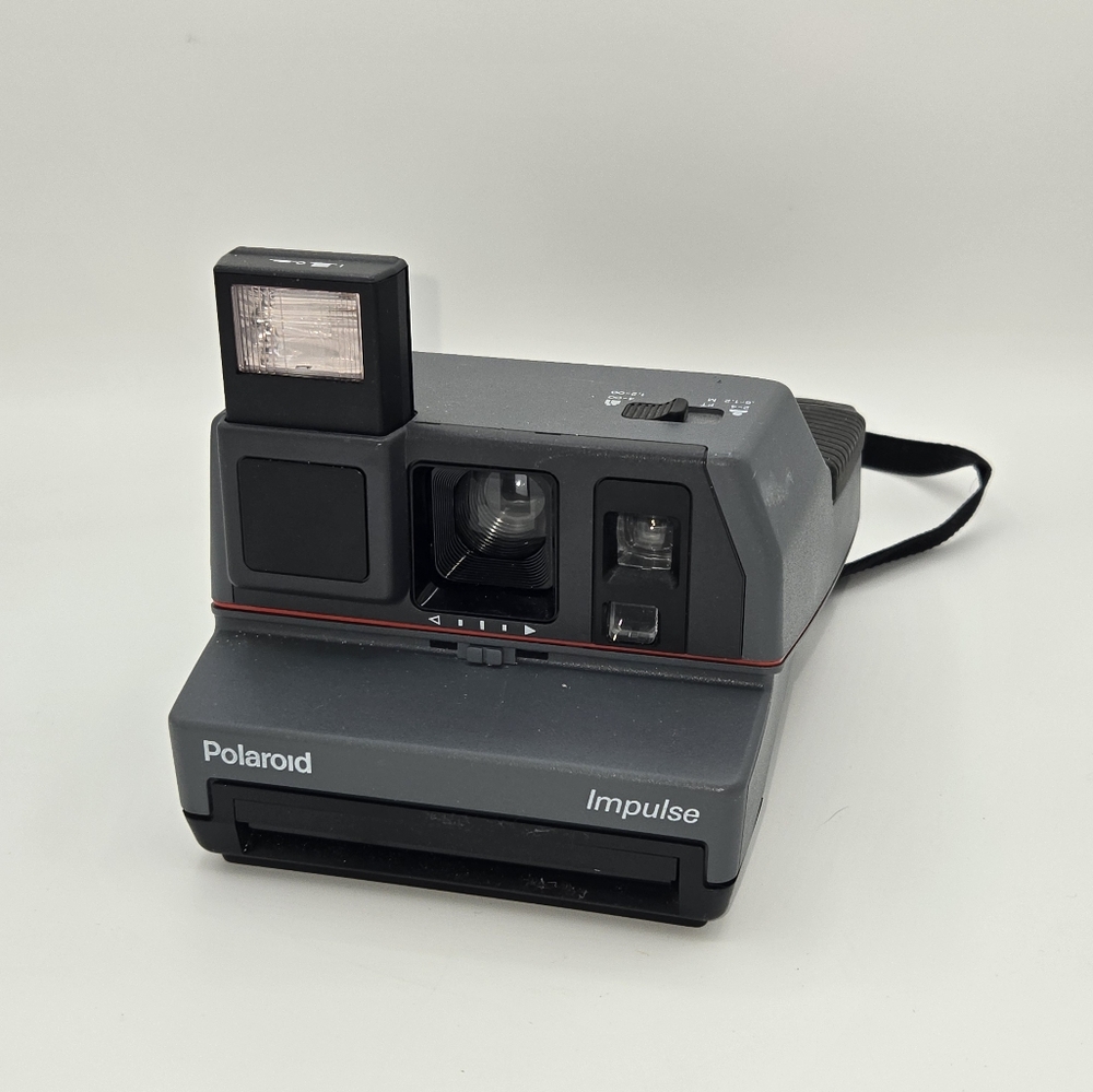 Vintage Polaroid Impulse Instant Film‎ Camera and Strap UNTESTED